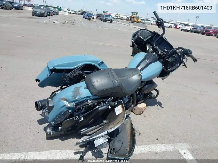 2024 Harley-Davidson Fltrx VIN: 1HD1KH718RB601409 Lot: 42068696