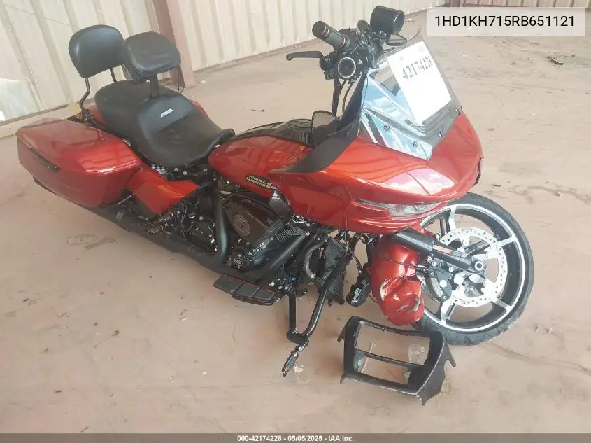 2024 Harley-Davidson Fltrx VIN: 1HD1KH715RB651121 Lot: 42174228