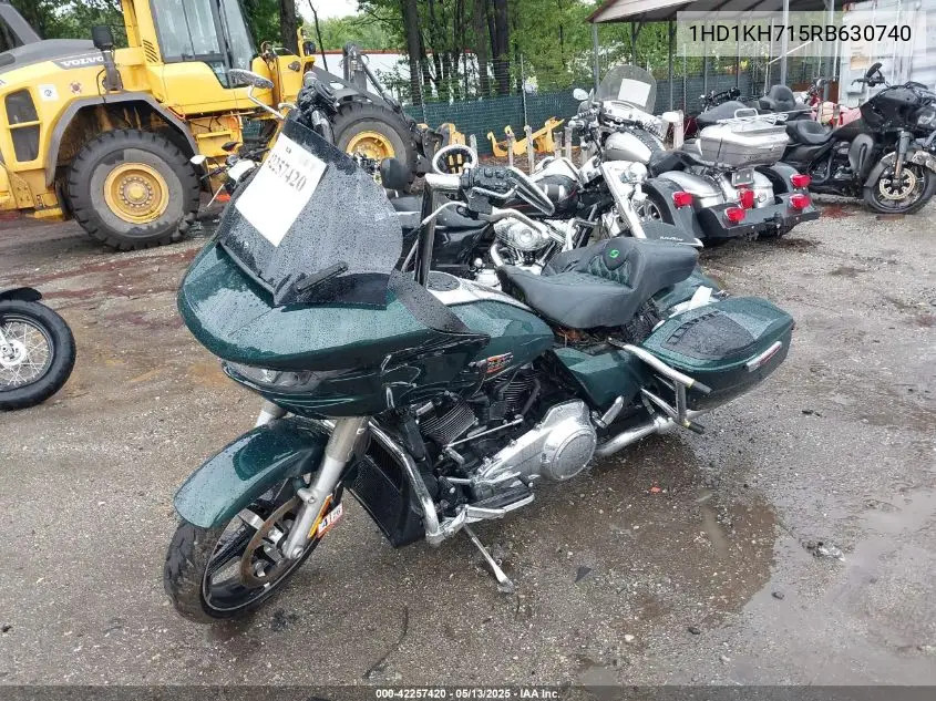 2024 Harley-Davidson Fltrx VIN: 1HD1KH715RB630740 Lot: 42257420