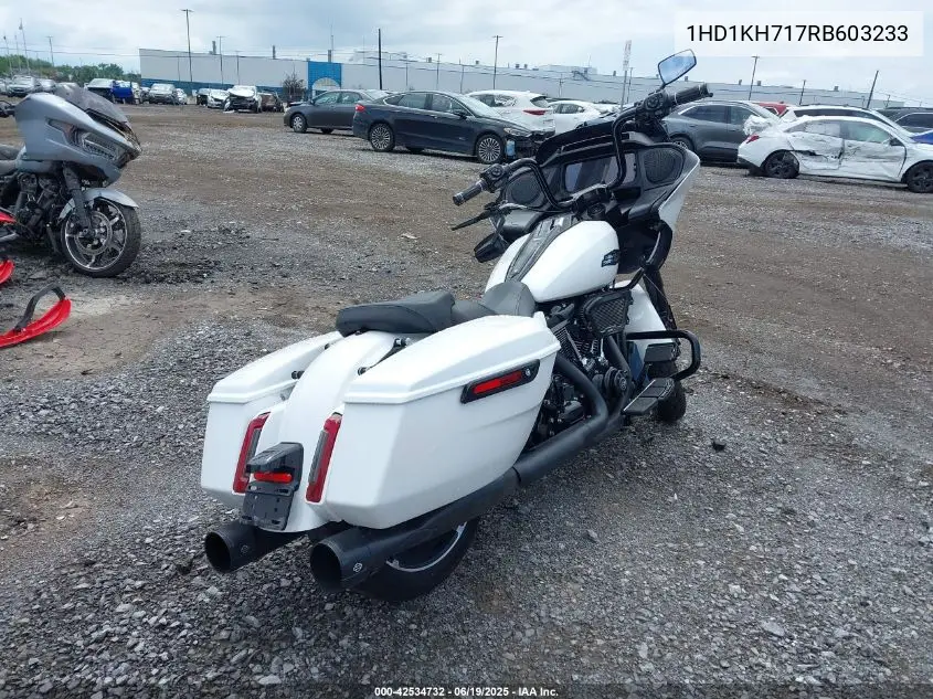 2024 Harley-Davidson Fltrx VIN: 1HD1KH717RB603233 Lot: 42534732