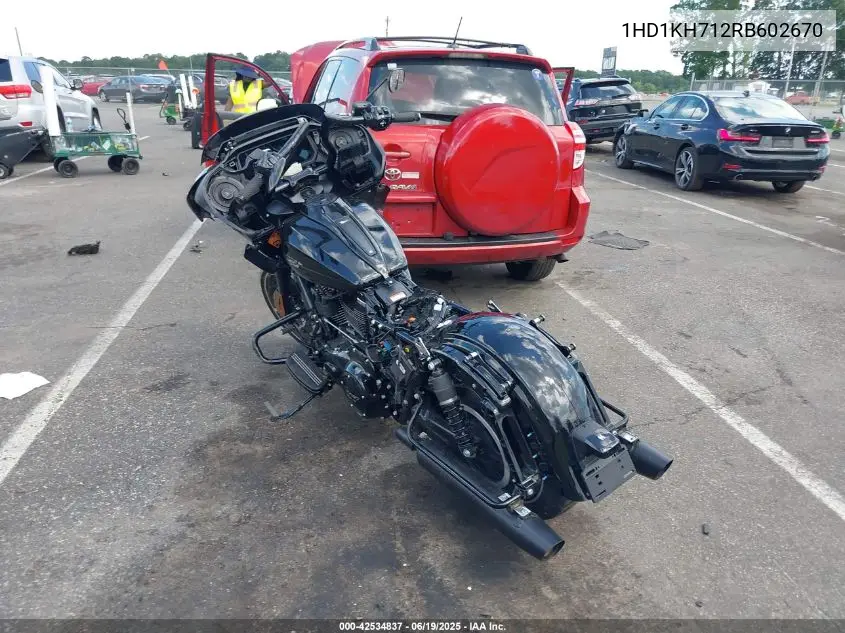 2024 Harley-Davidson Fltrx VIN: 1HD1KH712RB602670 Lot: 42534837