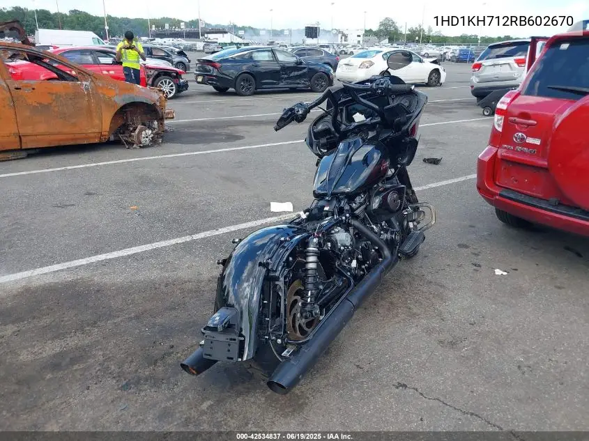 2024 Harley-Davidson Fltrx VIN: 1HD1KH712RB602670 Lot: 42534837