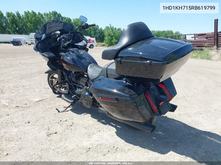 2024 Harley-Davidson Fltrx VIN: 1HD1KH715RB619799 Lot: 42557144