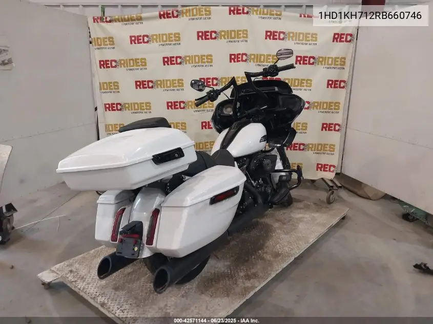 2024 Harley-Davidson Fltrx VIN: 1HD1KH712RB660746 Lot: 42571144