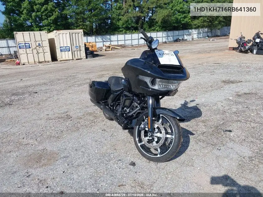2024 Harley-Davidson Fltrx VIN: 1HD1KH716RB641360 Lot: 42694729