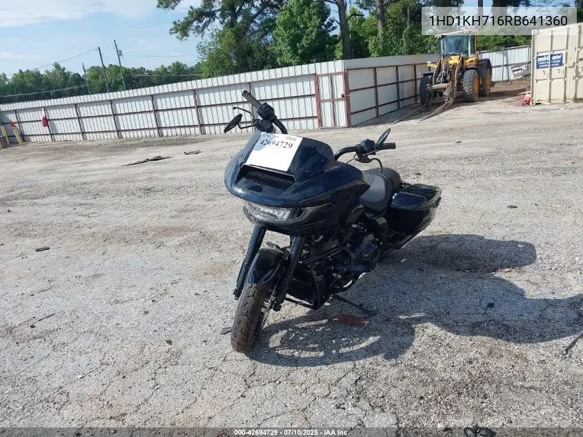 2024 Harley-Davidson Fltrx VIN: 1HD1KH716RB641360 Lot: 42694729