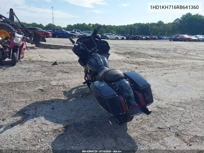 2024 Harley-Davidson Fltrx VIN: 1HD1KH716RB641360 Lot: 42694729