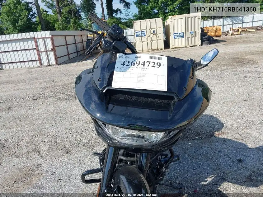 2024 Harley-Davidson Fltrx VIN: 1HD1KH716RB641360 Lot: 42694729
