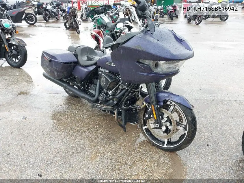 2025 Harley-Davidson Fltrx VIN: 1HD1KH715SB616942 Lot: 42676214