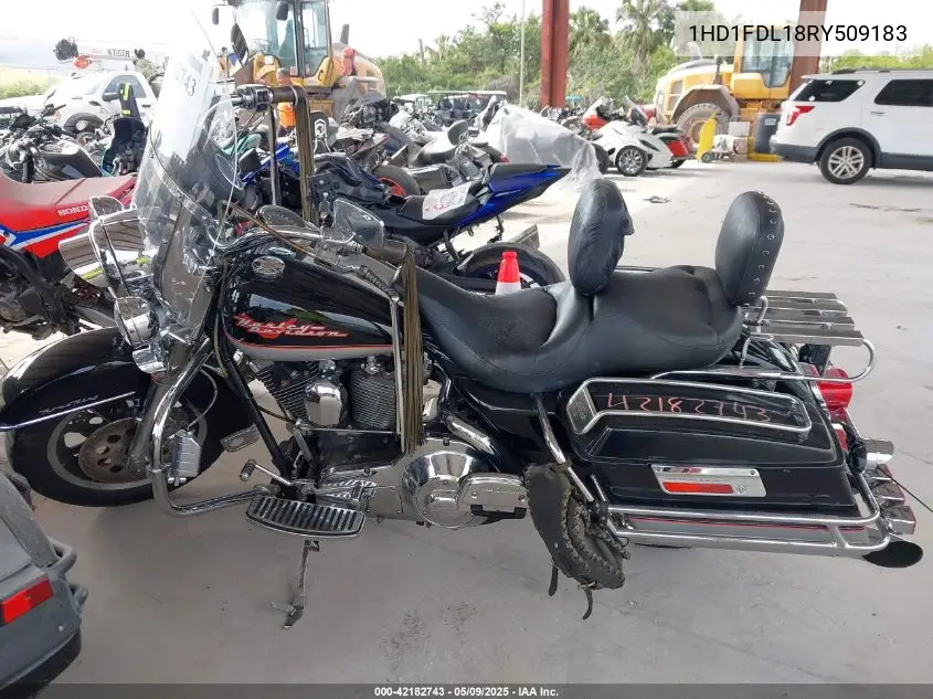 1994 Harley-Davidson Flhr VIN: 1HD1FDL18RY509183 Lot: 42182743