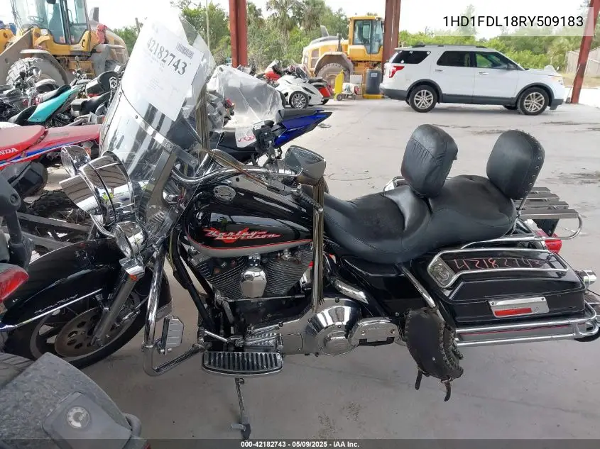 1994 Harley-Davidson Flhr VIN: 1HD1FDL18RY509183 Lot: 42182743