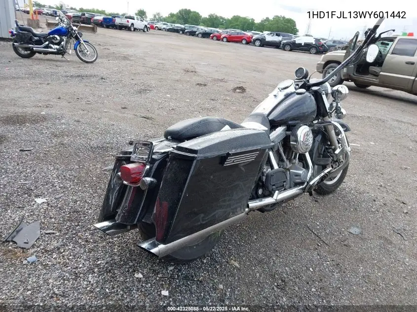 1998 Harley-Davidson Flhp VIN: 1HD1FJL13WY601442 Lot: 42325088