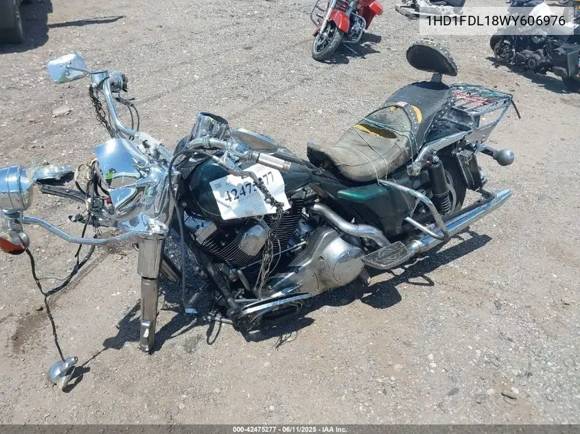 1998 Harley-Davidson Flhr VIN: 1HD1FDL18WY606976 Lot: 42475277