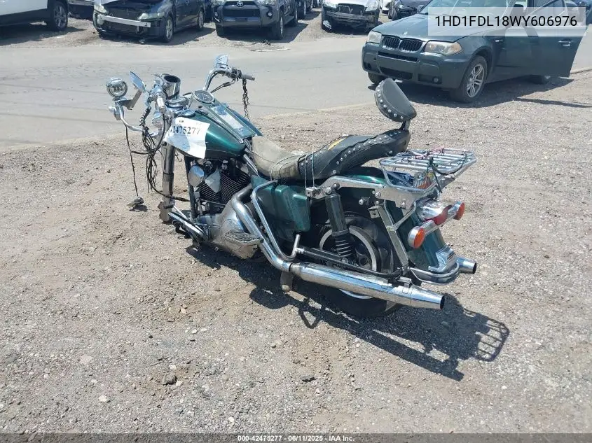 1998 Harley-Davidson Flhr VIN: 1HD1FDL18WY606976 Lot: 42475277
