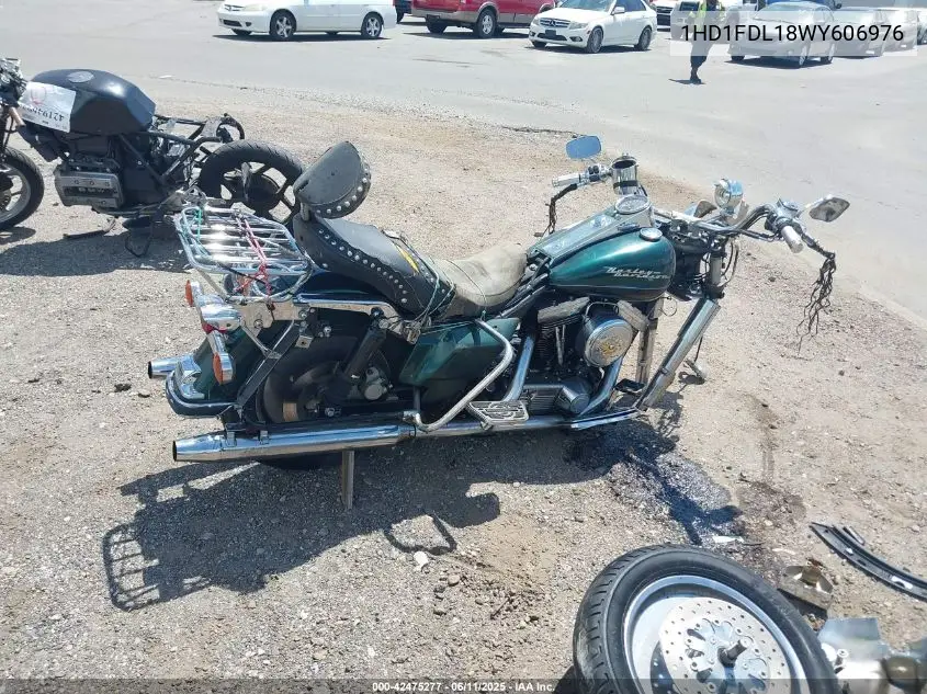 1998 Harley-Davidson Flhr VIN: 1HD1FDL18WY606976 Lot: 42475277