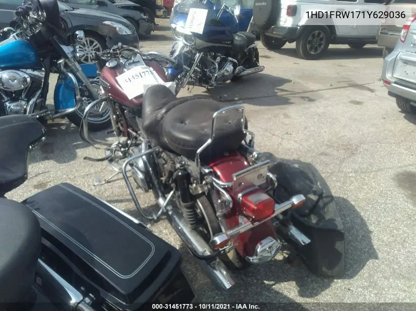 2001 Harley-Davidson Flhrci VIN: 1HD1FRW171Y629036 Lot: 31451773