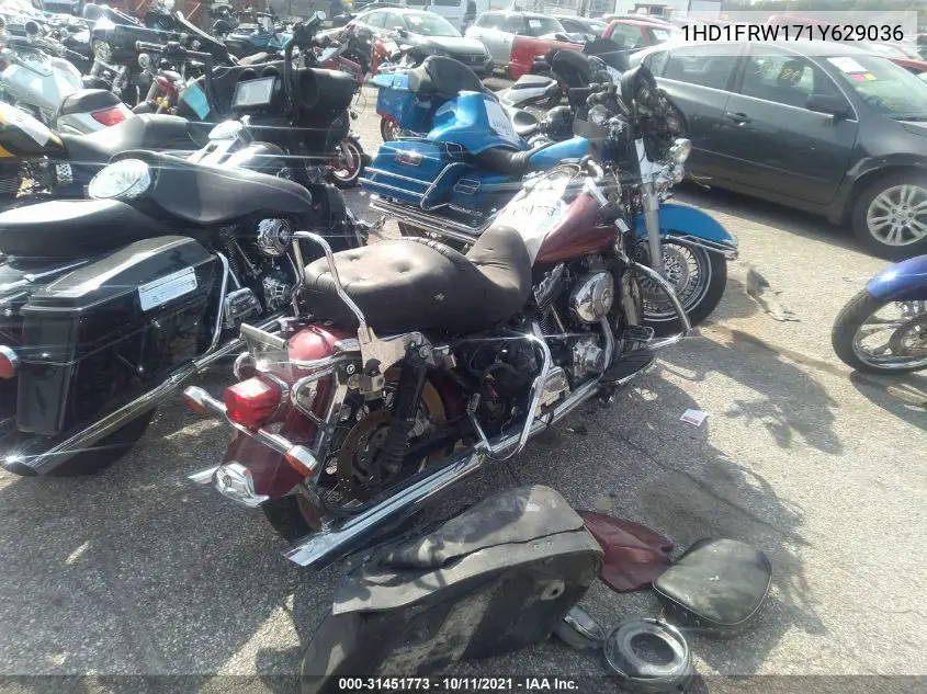 2001 Harley-Davidson Flhrci VIN: 1HD1FRW171Y629036 Lot: 31451773