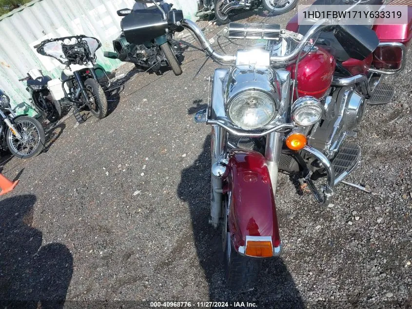 2001 Harley-Davidson Flhri VIN: 1HD1FBW171Y633319 Lot: 40968776