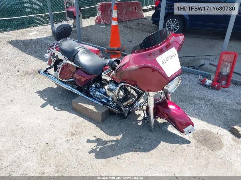2001 Harley-Davidson Flhri VIN: 1HD1FBW171Y630730 Lot: 42472918
