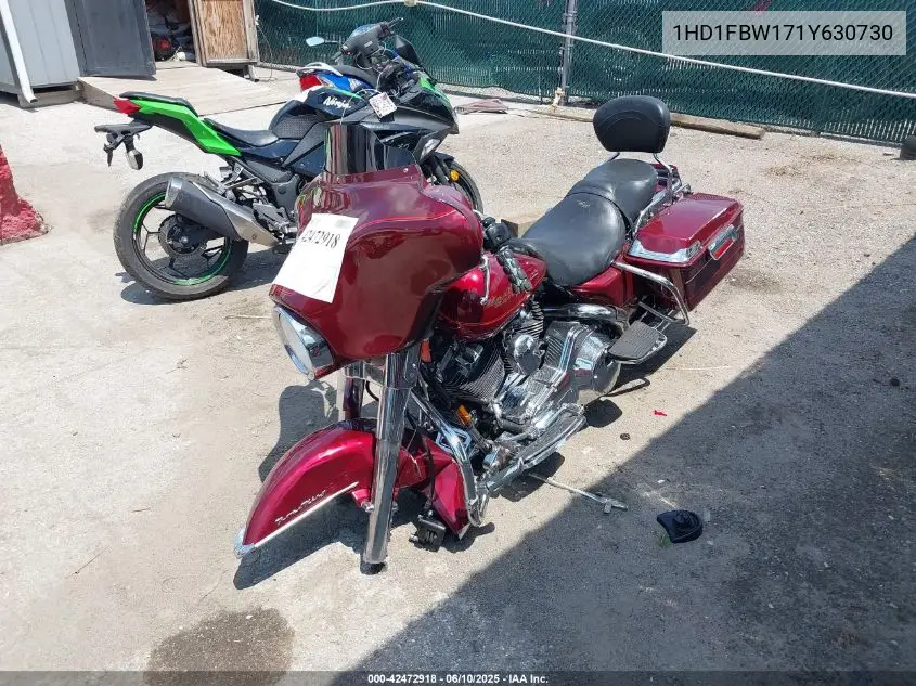 2001 Harley-Davidson Flhri VIN: 1HD1FBW171Y630730 Lot: 42472918
