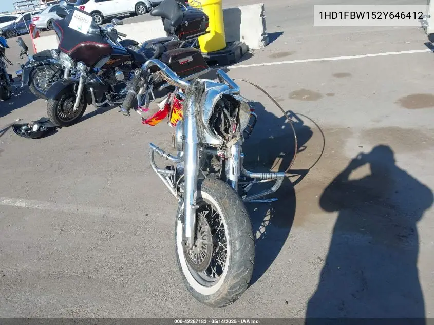 2002 Harley-Davidson Flhri VIN: 1HD1FBW152Y646412 Lot: 42267183
