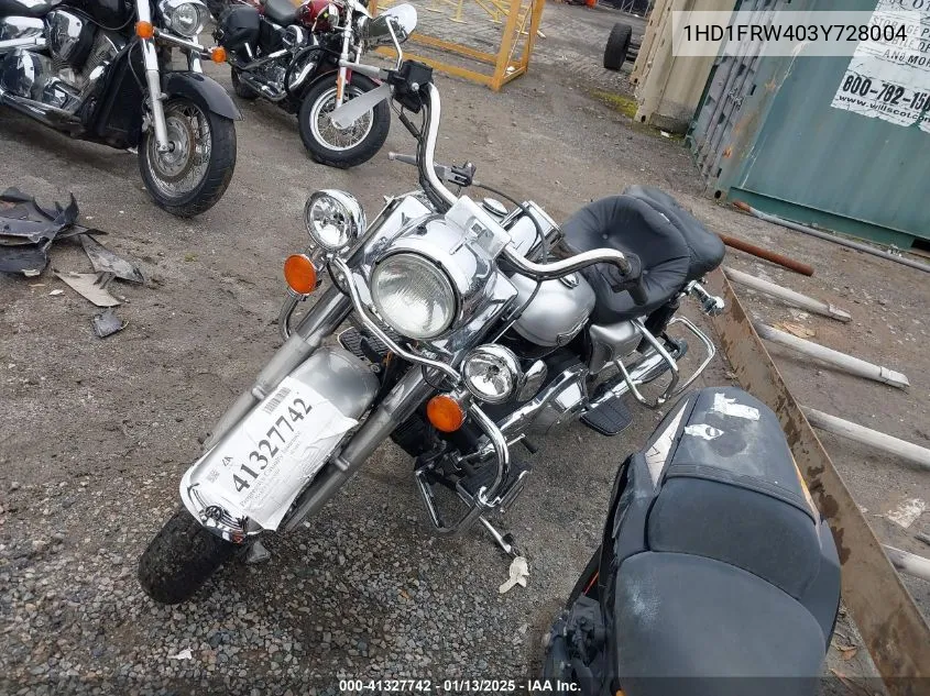 2003 Harley-Davidson Flhrci Anniversary VIN: 1HD1FRW403Y728004 Lot: 41327742