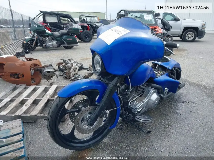 2003 Harley-Davidson Flhrci VIN: 1HD1FRW153Y702455 Lot: 41909524