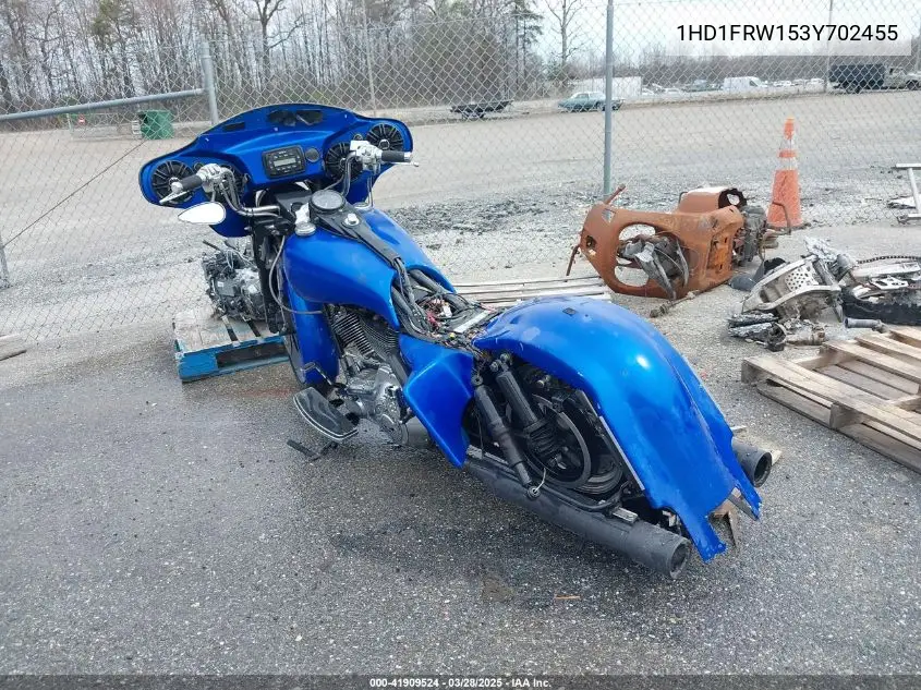 2003 Harley-Davidson Flhrci VIN: 1HD1FRW153Y702455 Lot: 41909524