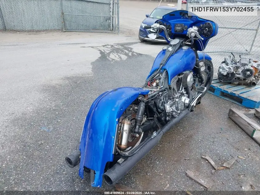2003 Harley-Davidson Flhrci VIN: 1HD1FRW153Y702455 Lot: 41909524