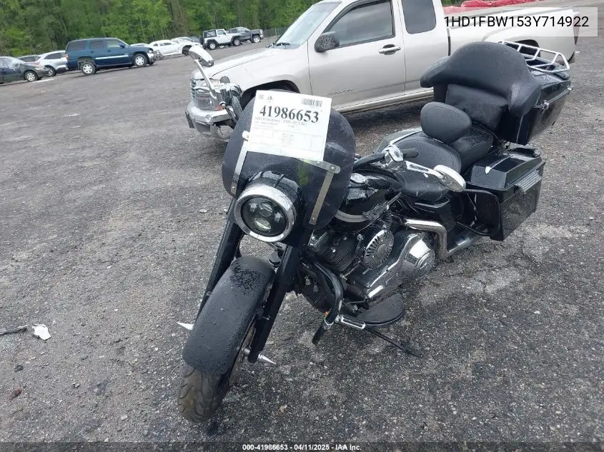2003 Harley-Davidson Flhri VIN: 1HD1FBW153Y714922 Lot: 41986653