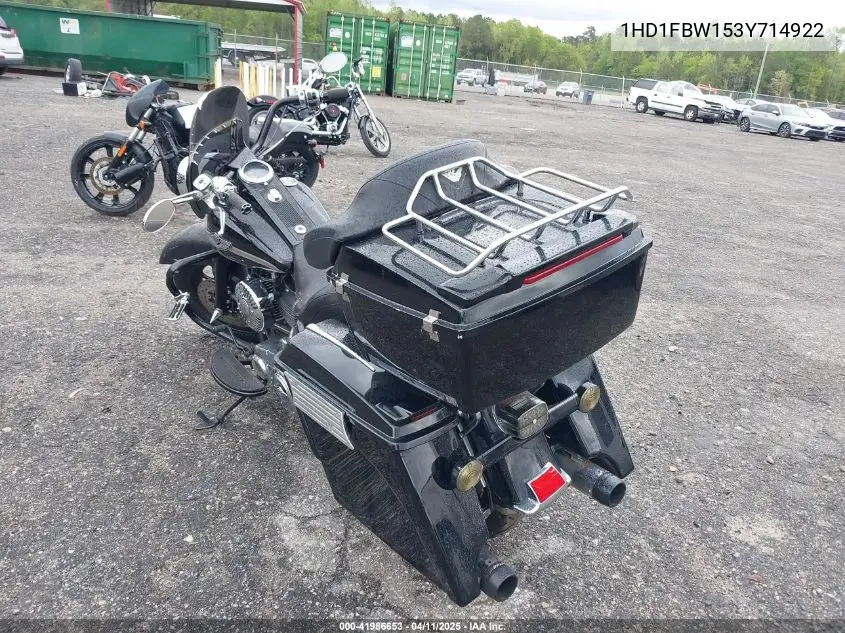2003 Harley-Davidson Flhri VIN: 1HD1FBW153Y714922 Lot: 41986653