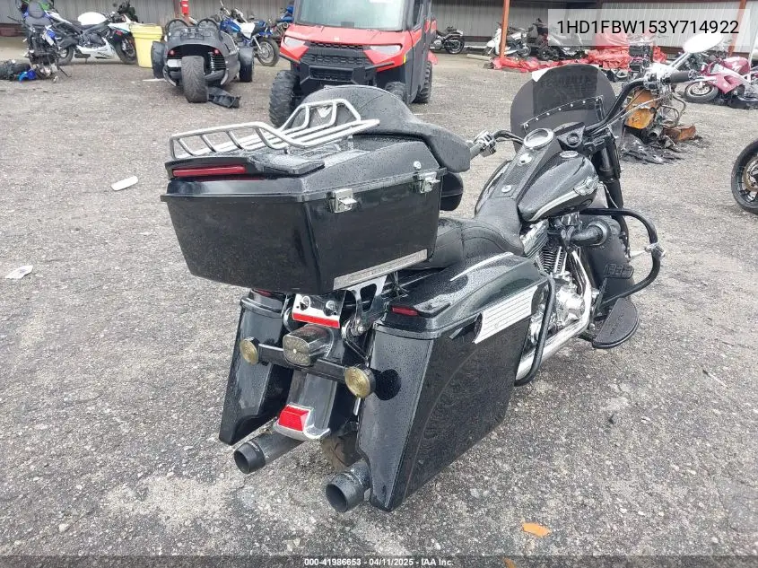2003 Harley-Davidson Flhri VIN: 1HD1FBW153Y714922 Lot: 41986653