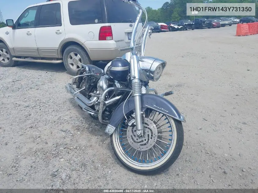 2003 Harley-Davidson Flhrci VIN: 1HD1FRW143Y731350 Lot: 42030466