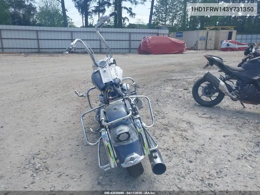 2003 Harley-Davidson Flhrci VIN: 1HD1FRW143Y731350 Lot: 42030466