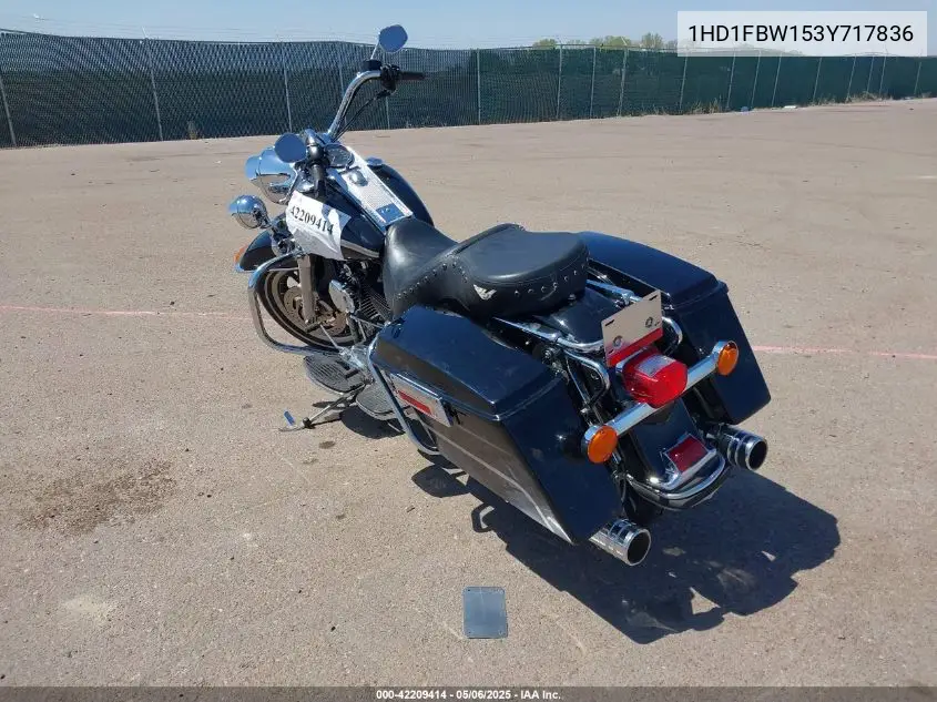 2003 Harley-Davidson Flhri VIN: 1HD1FBW153Y717836 Lot: 42209414