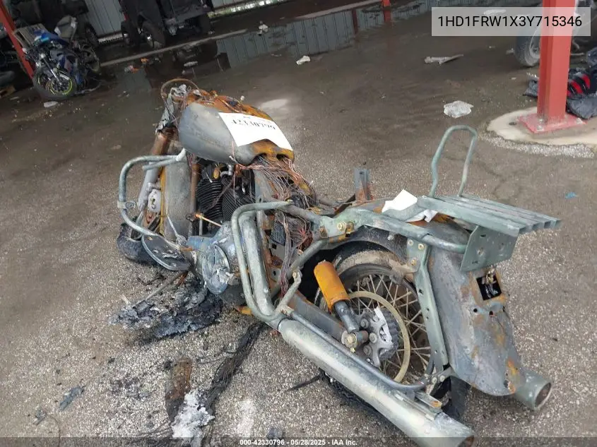 2003 Harley-Davidson Flhrci VIN: 1HD1FRW1X3Y715346 Lot: 42330796