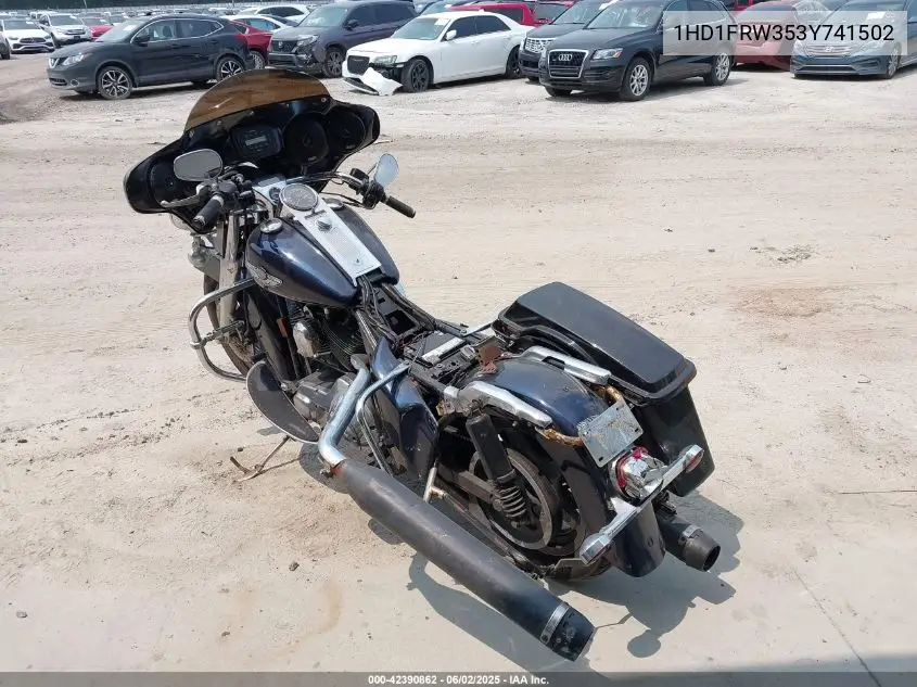 2003 Harley-Davidson Flhrci VIN: 1HD1FRW353Y741502 Lot: 42390862