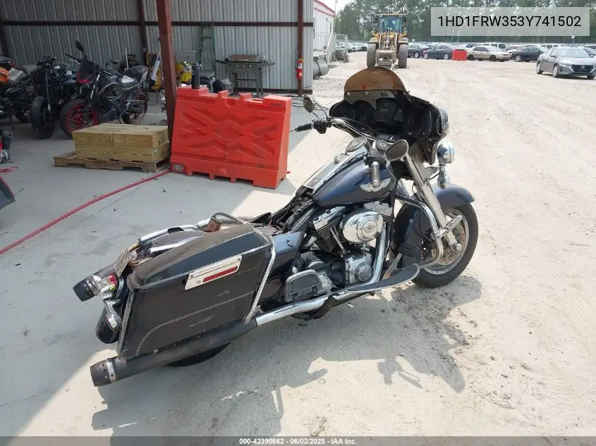 2003 Harley-Davidson Flhrci VIN: 1HD1FRW353Y741502 Lot: 42390862
