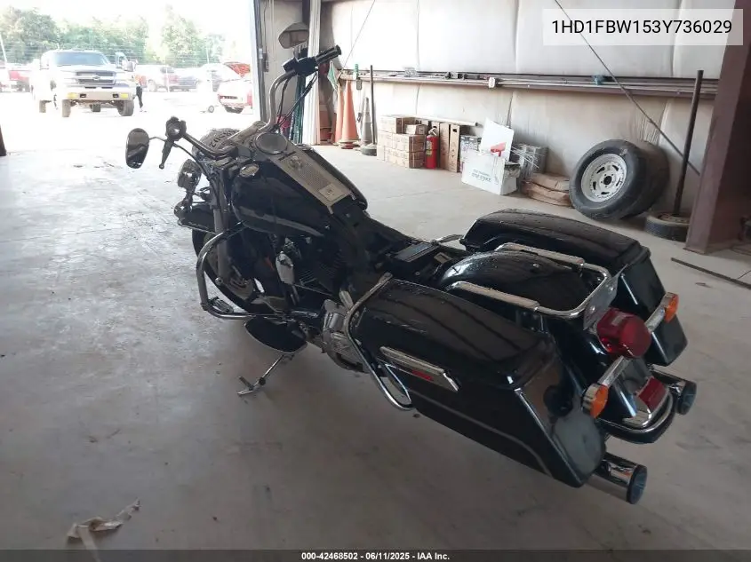 2003 Harley-Davidson Flhri VIN: 1HD1FBW153Y736029 Lot: 42468502