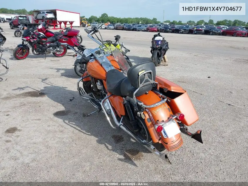 2004 Harley-Davidson Flhri VIN: 1HD1FBW1X4Y704677 Lot: 42189940
