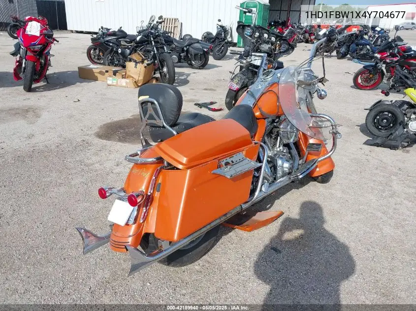 2004 Harley-Davidson Flhri VIN: 1HD1FBW1X4Y704677 Lot: 42189940