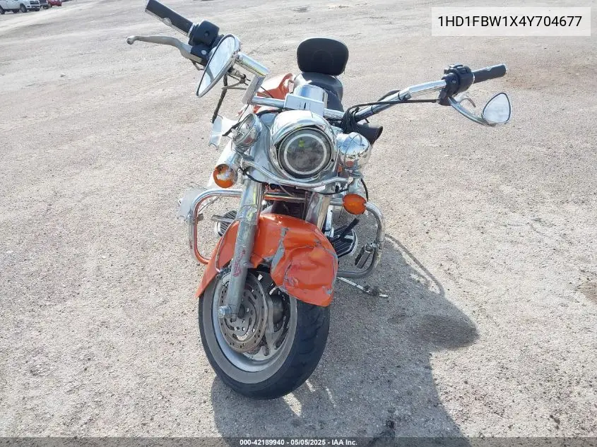 2004 Harley-Davidson Flhri VIN: 1HD1FBW1X4Y704677 Lot: 42189940