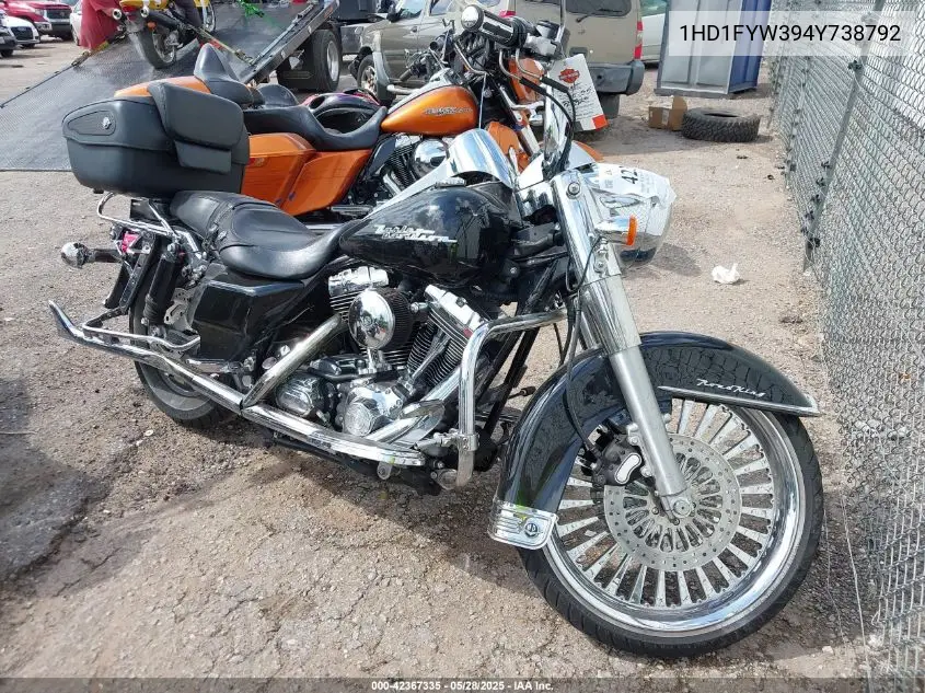 2004 Harley-Davidson Flhrsi VIN: 1HD1FYW394Y738792 Lot: 42367335