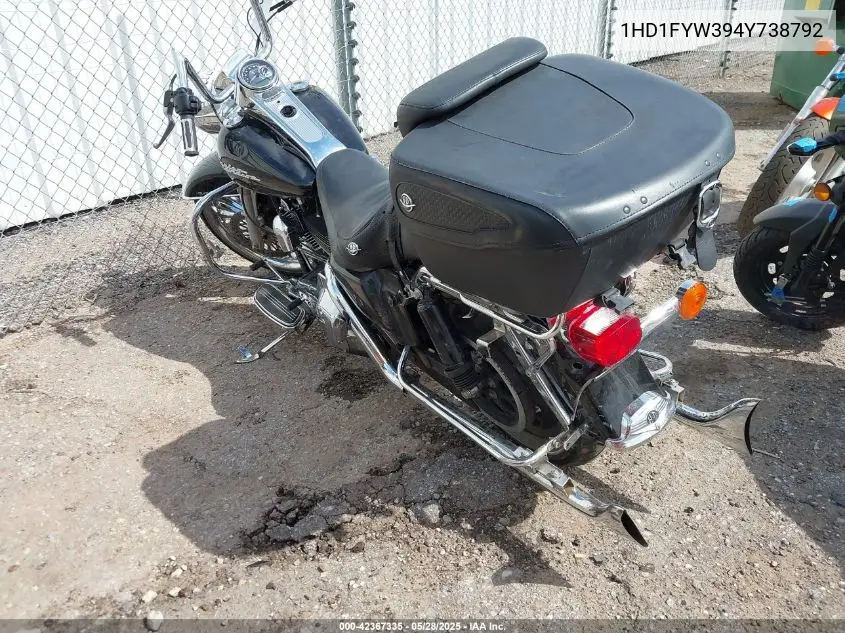 2004 Harley-Davidson Flhrsi VIN: 1HD1FYW394Y738792 Lot: 42367335
