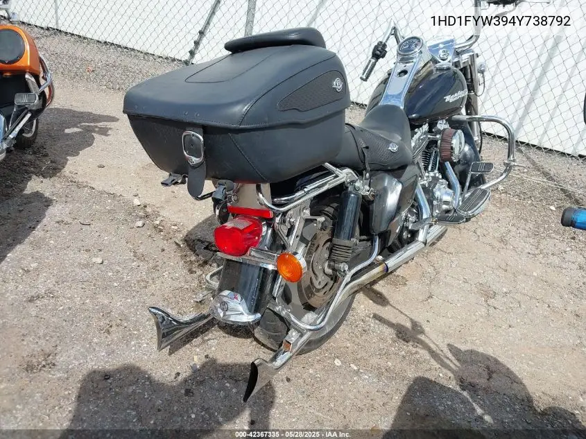 2004 Harley-Davidson Flhrsi VIN: 1HD1FYW394Y738792 Lot: 42367335