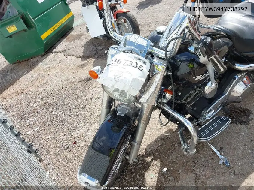 2004 Harley-Davidson Flhrsi VIN: 1HD1FYW394Y738792 Lot: 42367335