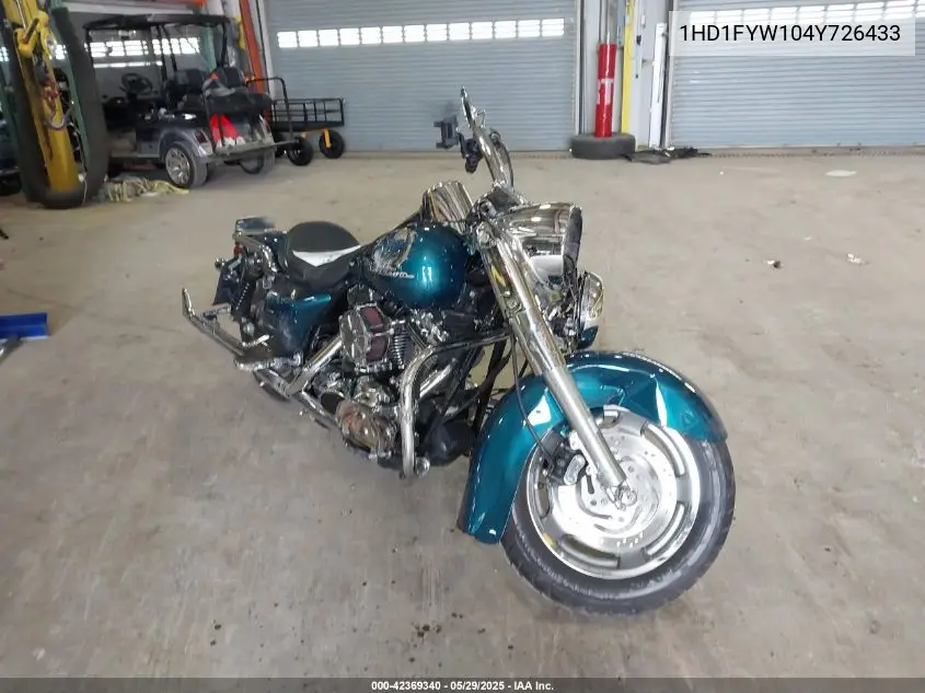 2004 Harley-Davidson Flhrsi VIN: 1HD1FYW104Y726433 Lot: 42369340