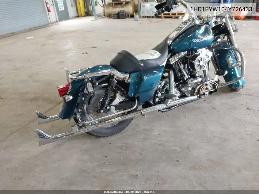 2004 Harley-Davidson Flhrsi VIN: 1HD1FYW104Y726433 Lot: 42369340