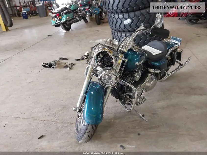 2004 Harley-Davidson Flhrsi VIN: 1HD1FYW104Y726433 Lot: 42369340