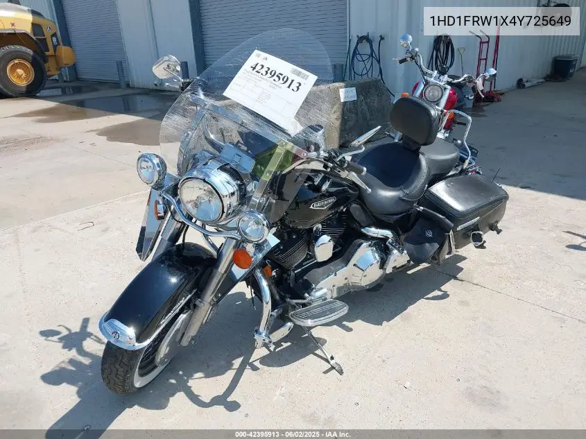 2004 Harley-Davidson Flhrci VIN: 1HD1FRW1X4Y725649 Lot: 42395913